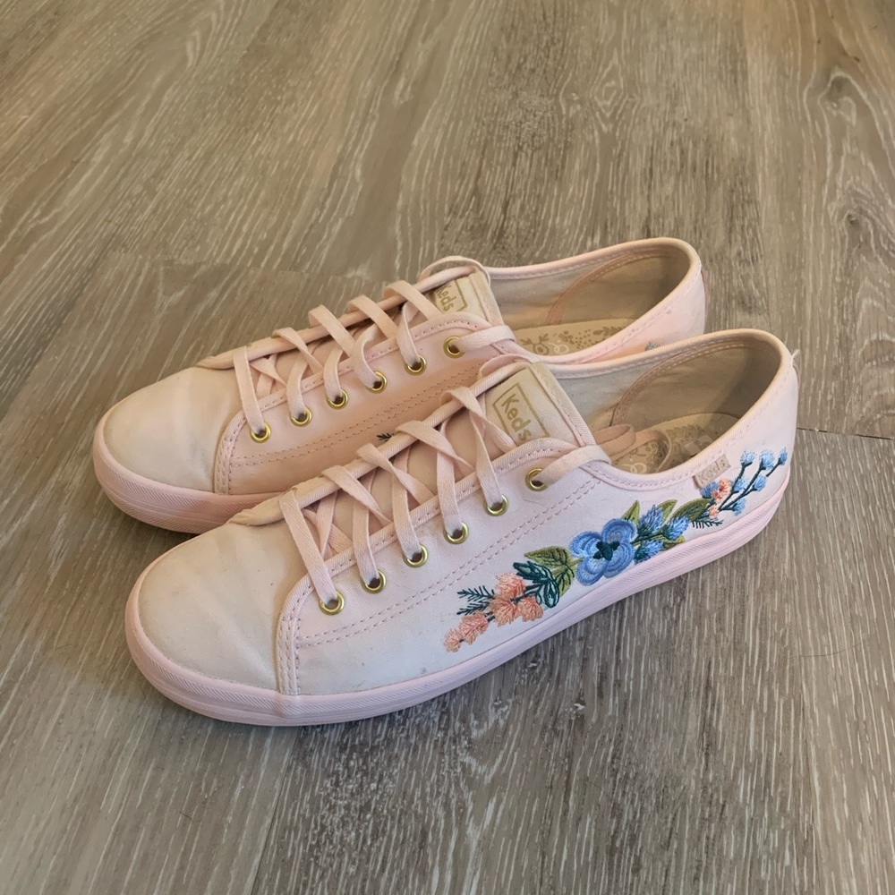 Keds x Rifle Paper Embroidered Herb Garden Shoe